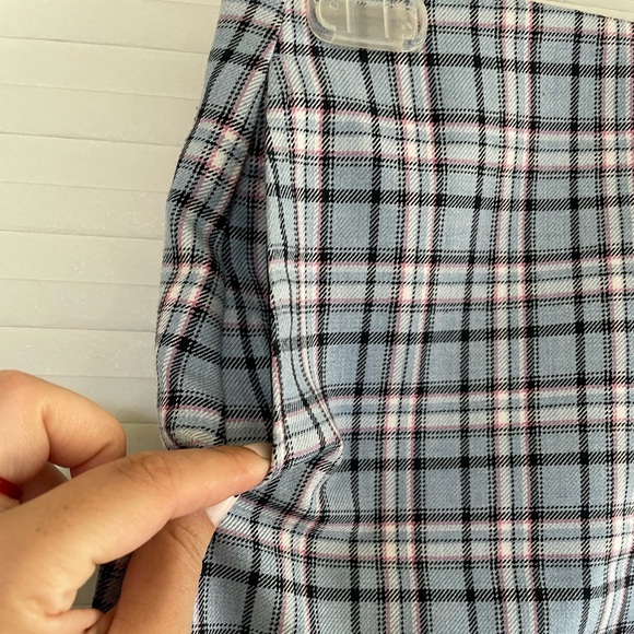 Urban Outfitters Blue & Pink Plaid Skirt - Picture 4 of 5